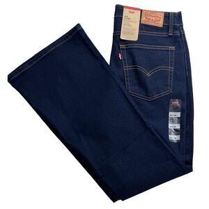 Levis 726 Flare Jeans Womens 30x30 Dark Indigo High Rise Stellar Stretch